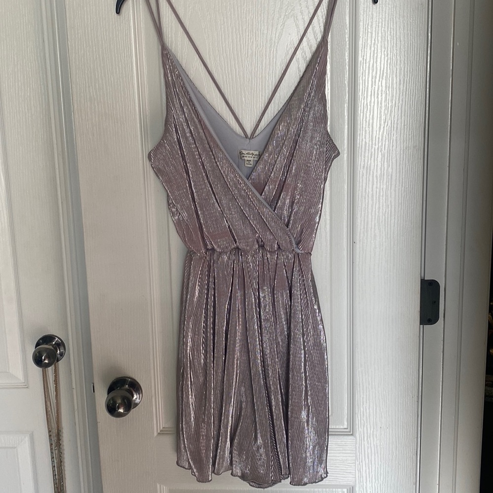 Miss Selfridge silver romper